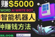 网络营销利器，利用Ai写作工具Anyword赚钱的三种途径-5bei.cn大模型教程网